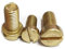 5–100 Stück M2 M2,5 M3 M4 M5 M6 M8 Messing-Schlitz-Zylinderschraube DIN84 Messingschraube Messingschraube GB65 (Color : M3x6 (100pcs))