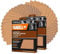 Fandeli | Papel de Lija Multiusos | Granos Surtidos (80(10),120(20),220(20)) |Pack de 50 Hojas de 23 x 28 cm | Perfecta para Lijar Metal y Lijar Madera | Lijado Manual | Lijadoras Orbitales