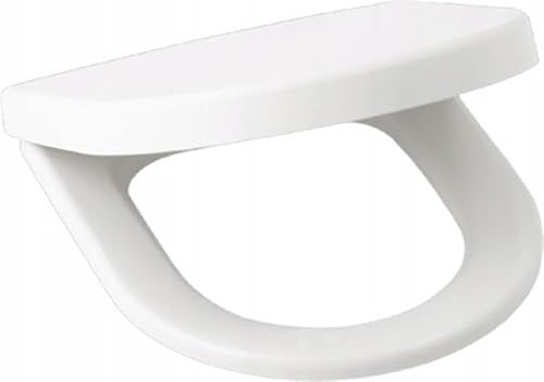 Ramm Toilettensitz kompatibel mit Villeroy & Boch Avento, WC Sitz aus antibakteriellem Duroplast, Toilettendeckel mit Absenkautomatik Soft Close