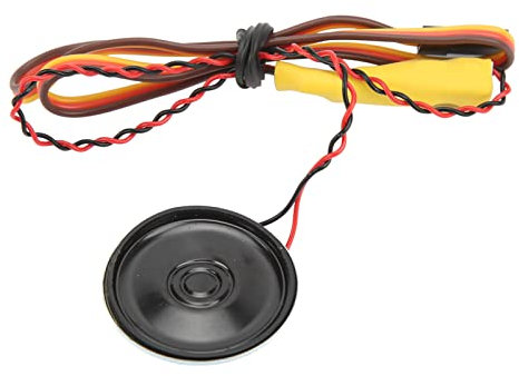 Oumefar RC Car Mini Sirene Horn Lautsprecher Manuelle Fernbedienung Universal für 1/8 1/10 RC Fahrzeuge Multi Sound Mode Multi Control Mode Upgrade Teile für Modellautos Premium