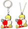 WYCRTD 2Pcs Chainsaws Mans Pochita Anime Keychains Keyrings Pendant Keyring Accessories For Fans Collections