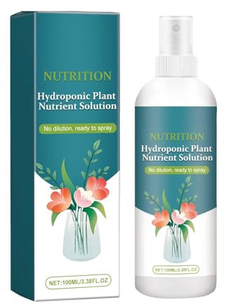 Solution Nutritive Pour Hydroponiques,Solution Nutritive Pour Pour La Culture Hydroponique,3,38fl.oz Engrais Nutritif Pour Hydroponiques | Engrais Liquide Pour De Jardi