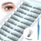 Obeyalash Pestañas autoadhesivas Cateyes Lashes Cluster Extensiones de Pestañas 120 Unidades 7-15 mm, pestañas de presión mixtas, sin necesidad de pegamento, pestañas artificiales con pinzas para