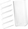 Gatuida 6 Vasos Cuadrados Transparentes para Café Vasos Cuadrados para Zumo De Naranja Vasos Transparentes con Tapa Vasos Plegables para Batidos Vasos para Martini Y Espresso para