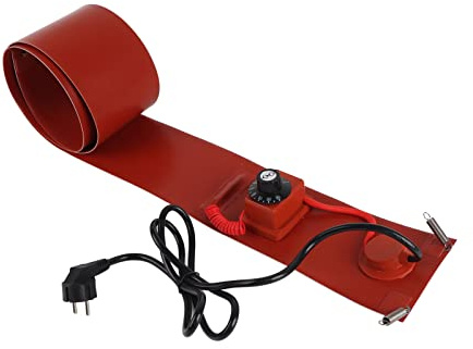 Metallheizung Silikon 200l 1000W Thermostat 30-150 ℃ Für eine Effiziente Erhitze an Trommeln und Rohren EU-Stecker 220 V (EU -Stecker 220 V)