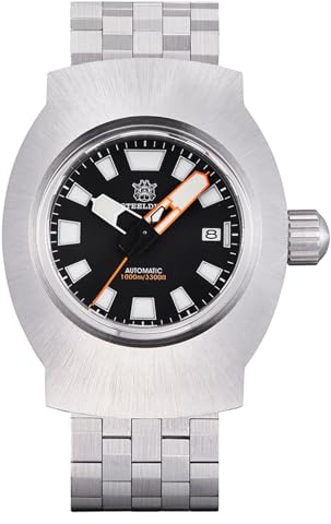 Burnside Steeldive SD1920, ORCA, NH35, Saphir, Lume, 1000 m Taucher, Tauchen, BNIB