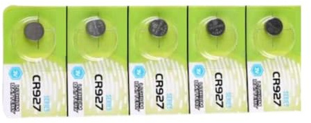 Qaonsciug Lot de 5/10 piles bouton CR927 3 V au lithium pour télécommande stable