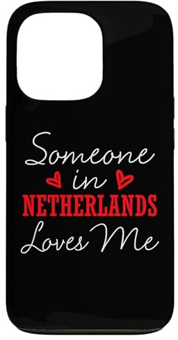 Hülle für iPhone 13 Pro Someone in Netherlands Loves Me Beziehungspaar