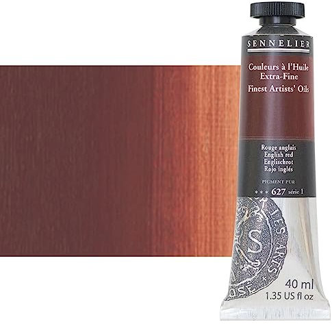 Sennelier : Pintura al óleo para artista: 40 ml, rojo inglés