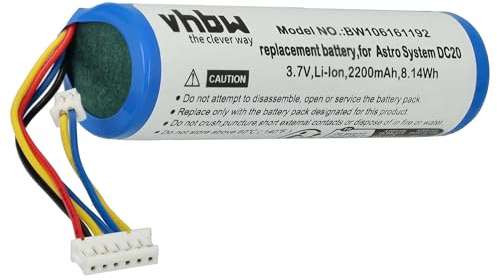 vhbw Akku kompatibel mit Garmin Astro 320, 220, DC30, DC40, DC20 Hundehalsband Hunde-Trainer (2200 mAh, 3,7 V, Li-Ion)