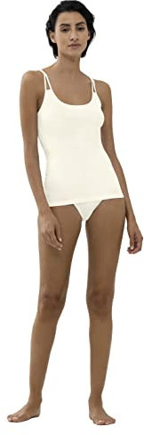 Mey Basics Serie Emotion Damen Spaghetti Tops 55200,Champagner,36