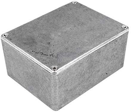 HAMMOND 1550C Enclosure, Diecast, IP54, Instrument, 55 mm, 90 mm, 115 mm, Aluminium Alloy, Unfinished (1 piece)
