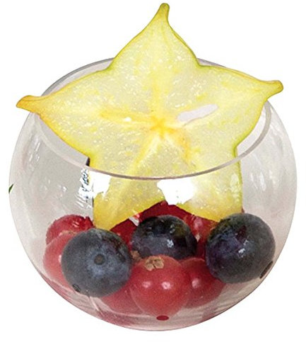 Verrine sphere 12cl plastique rigide transparent (x10) - 10 pièces