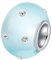Andante-Stones 925 Sterling Silber Murano Glas Bead Charm KERASTYLE ** Après-Ski ** Element Kugel für European Beads + Organzasäckchen