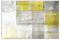Paul Sinus Art 120x80cm - WANDBILD Malerei Gemälde gelb/grau abstrakt - Leinwandbild auf Keilrahmen modern stilvoll - Bilder und Dekoration