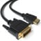 JAMEGA HDMI auf DVI Adapter Kabel 3m – Bidirektionales Kabel (HDMI zu DVI und DVI auf HDMI) 24+1, DVI auf HDMI Kabel mit 1080P Highspeed FullHD 3D Dual Link Adapter Konverter für Laptop