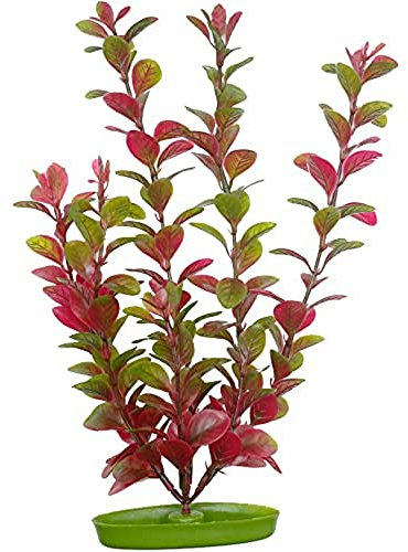 Marina Aquascaper Aquarium Plant, Water Plant, Plastic, Red Ludwigia, 30 cm