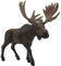 Bullyland 63608 - Spielfigur Elch, ca. 13,6 cm große Tierfigur, detailgetreu, PVC-frei, ideal als kleines Geschenk für Kinder ab 3 Jahren