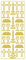Ursus 59300097 - Kreativ Sticker, Christliche Symbole, gold, 5 Blatt, selbstklebend, Ideal zur Kartengestaltung und zum Dekorieren von Geschenken, Stickerbogen ca. 10 x 23 cm