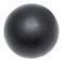 Gardinia Kugel, 2 x Endstück, Metall, schwarz-matt, für Gardinentechnik Ø 16 mm