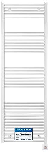 anapont elektrischer Badheizkörper 1775h x 500b - gerade - weiß - Timer-Funktion - Handtuchheizkörper - Badheizung elektrisch - Handtuchheizung - Made in Germany