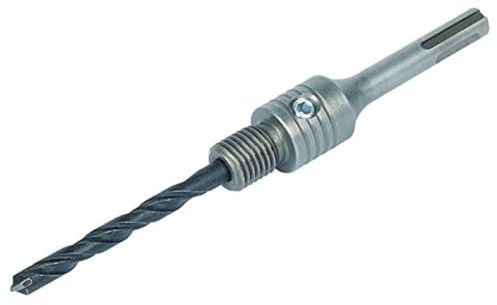 wolfcraft Spanndorn SDS-plus mit Zentrierbohrer, für Diamantbestückte Bohrkronen I 5955000 I Zubehör für diamantbestückte Bohrkronen