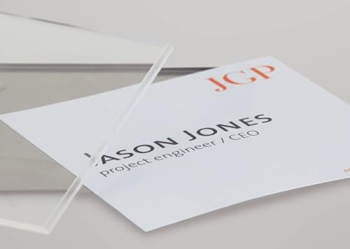 LITE Türschilder stilvolle Türbeschilderung aus Acrylglas und Stahl, hohe Qualität zum kleinen Preis, für Beschriftungseinlagen im Format 15,0 x 15,0 cm Größe (BxHxT): 15,2 x 15,1 x 0,5 cm