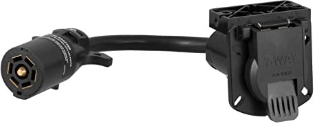 CURT 57003 7-Way RV Blade LED Adapter with Built-in Load Resistors