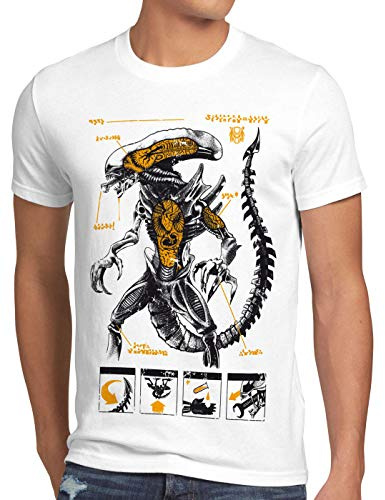 style3 Xenomorph Alien Herren T-Shirt Ripley Kino Prometheus Nostromo
