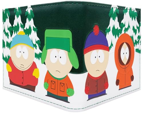 Comedy South Park Kyle Kenny Stan Cartman Grün Portemonnaie Geldbörse