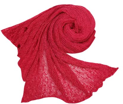 Newborn Baby Cheesecloth Swaddle Cocoon Knit Crochet Wrap Photo Photography Prop (5)
