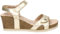 Panama Jack Femme Julia Shine Sandales compensées, Oro B003, 39 EU