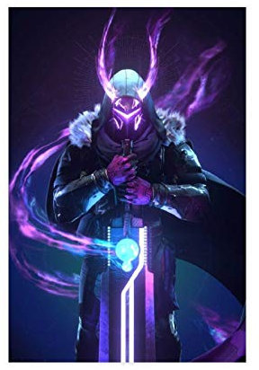 LINYUYI Destiny 2 Spiel Leinwand Poster Wandkunst Dekor Druck Bild Gemälde für Wohnzimmer Schlafzimmer Dekoration 30 x 45 cm Unframe style1