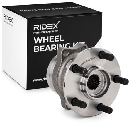 RIDEX Radlagersatz 654W1006 Hinten Außendurchmesser: 124mm Innendurchmesser: 29,2mm mit integriertem magnetischen Sensorring