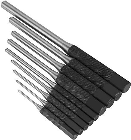 Ensemble de 9 poinçons centraux, Poinçon central en acier Outils Mecanique Automobile pour l'automobile, la réparation de montre,les bijoux et l'artisanat