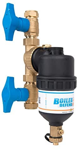 Boiler-m8 Defender-2 - Filtro per caldaia con sistema magnetico per riscaldamento centralizzato, 28 mm
