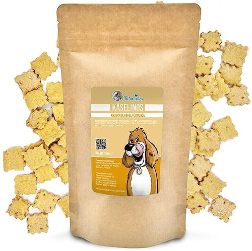 Pfotenliebe Käselinos, knusprig kleine Hundekekse mit appetitlichem Käsegeschmack, 150g