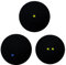lopituwe Schnelle Inertgasfüllung mit professionellen Squashbällen. Gummischlauchverpackung. Blue Dot Trainings Squashbälle, blauer Punkt + Single