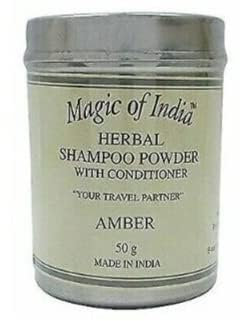 RSGM Magic Of India Kräuter-Bern-Shampoo-Pulver mit Conditioner, 50 g