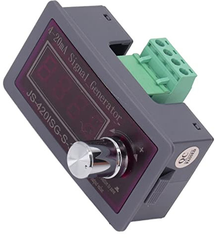 Générateur de Signaux de Tension de Courant DC0-10 V 4-20 MA avec Interface D'alimentation par Batterie Simulateur Analogique Affichage Réglable à 4 Chiffres pour Générateurs