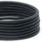 TheCable.Store 3 Core Round Black Electrical Cable (3 x 0.75mm²) (3 Meters) Vintage Fabric Braided Electrical Wire DIY Lighting