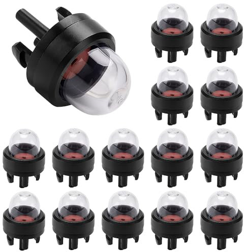 VooGenzek 15 Stück Snap-in Primer Bulb Pump, General Snap-In Primer Kraftstoffbirne, Vergaser Primer Pumpe Kraftstoffbirnen, für Kettensägen Gebläse Trimmervergaser Motorsense Rasenmäher