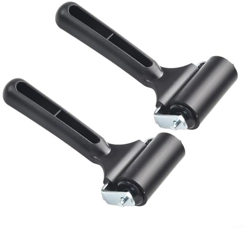 2 Stück 6 cm Brayer Roller für Handwerk Druck Roller Kunst Bildschirm Roller Gummi Roller Brayer Rollen Farbe und Tinte Roller Werkzeug für Stempeln und Sammelalben, Siebdruckherstellung