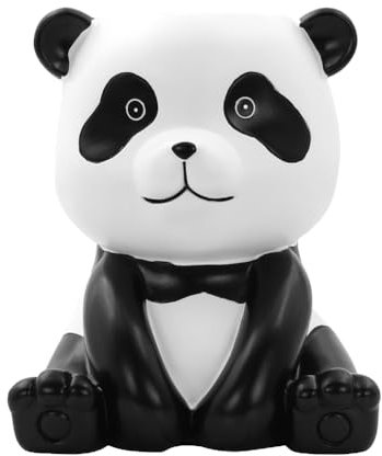 Cute Resin Panda Pen Holder,Animal Panda Bear Pencil Cup Pencil Pot Organizer Cartoon Pen Container Pencil Holder Storage Box Home Ornament for Kid Student School Office Desktop Stationery Gift