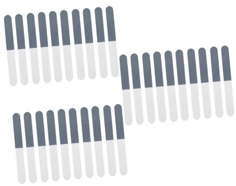 Housoutil 30pcs Thickened Eva Nail Polishing Buffers Nail Files for Manicure Multi-Functional Polishing Strips for Natural False Portable and Tools