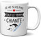 L'Esprit Des Anges Tasse-Mug Humour Idée Cadeau Femme - Je ne suis pas Chiante Tout le Temps -Couple Marrant Amusant Rigolo Original