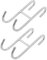 ULTECHNOVO 2pcs 304 S Shape Hanger Over Door Clothes Hanger Rack Hangers for Clothes Heavy Duty Hooks Stainless Steel Hook Over Door Hooks Pan Hanger Double Hanging Hanger Apron Glass Door