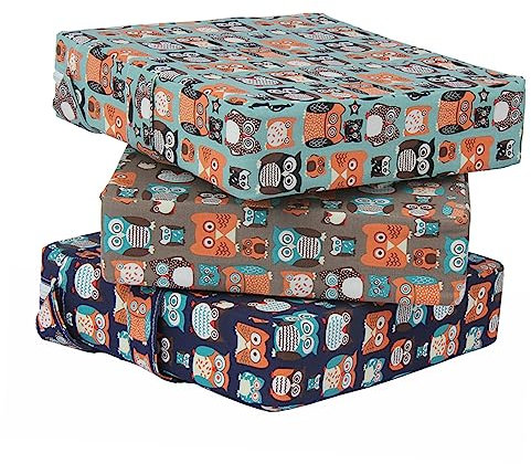 FUNOMOCYA Junge Mädchen Sitzverkleinerer Und Erhöhungskissen Aus Waschbarem Canvas Tragbar Und Abnehmbar Für Hochstühle Und Schreibtischstühle Geeignet Für Kleinkinder Grün