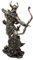 MystiCalls Großer Wikinger mit Pfeil und Bogen im Kampf Viking Figur Deko Wikingerfigur Warrior Skulptur