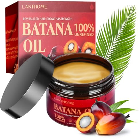 ACWOO Huile de Batana Bio pour Cheveux, 120ML - Améliore L'éclat, Prévient la Perte et Répare les Cheveux Abîmés, Élimine les Fourches